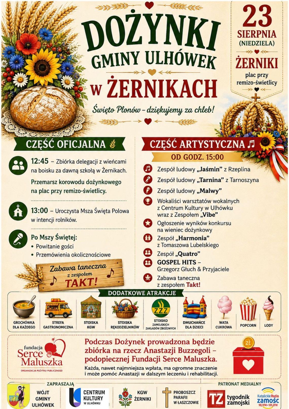Dożynki gminno-parafialne w Żernikach Dożynki gminno-parafialne w Żernikach