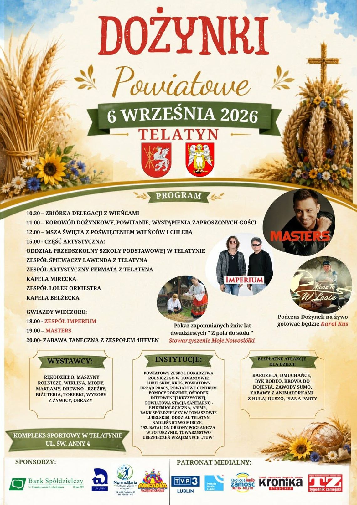 Dożynki powiatowe w Telatynie Dożynki powiatowe w Telatynie