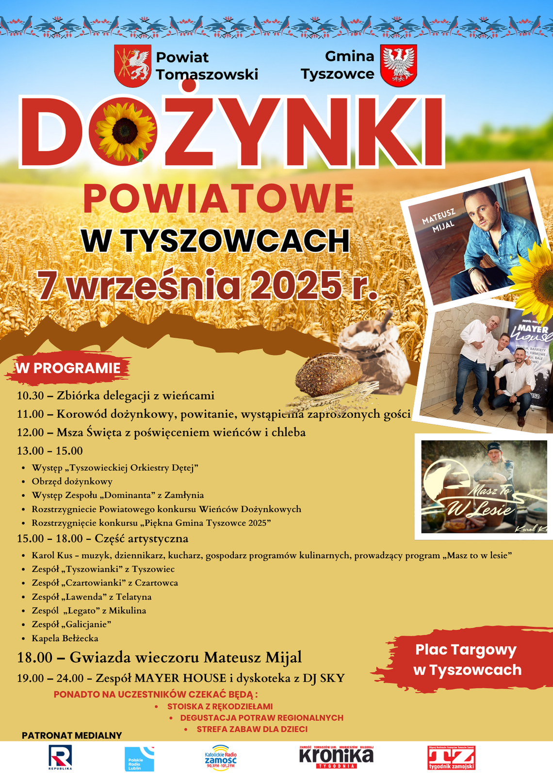 Dożynki Powiatu Tomaszowskiego