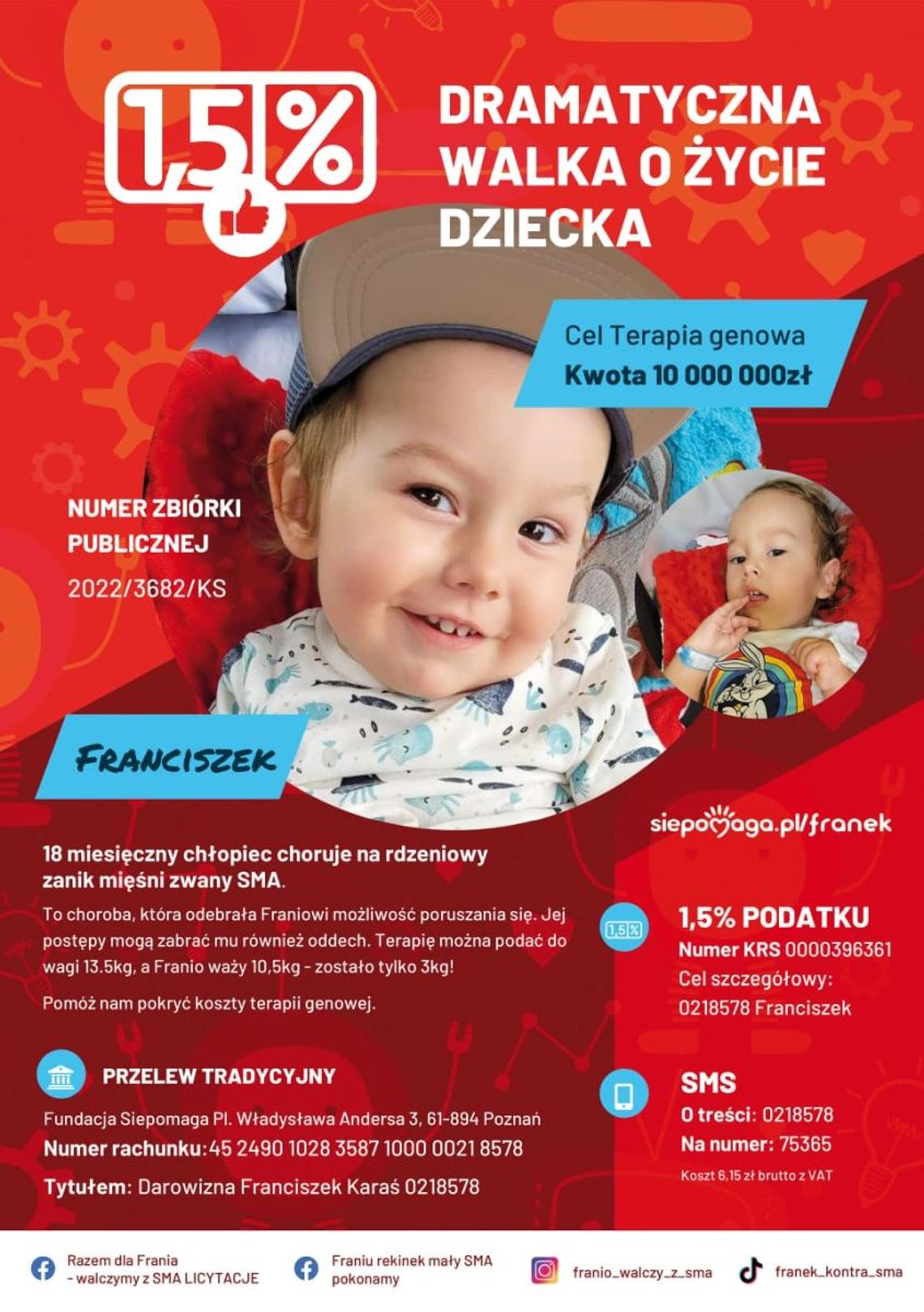 Dramatyczna walka o życie Frania