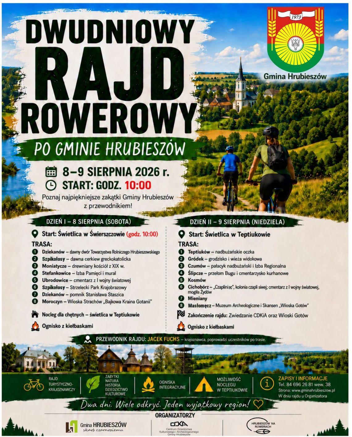 Dwudniowy Rajd Rowerowy po Gminie Hrubieszów Dwudniowy Rajd Rowerowy po Gminie Hrubieszów