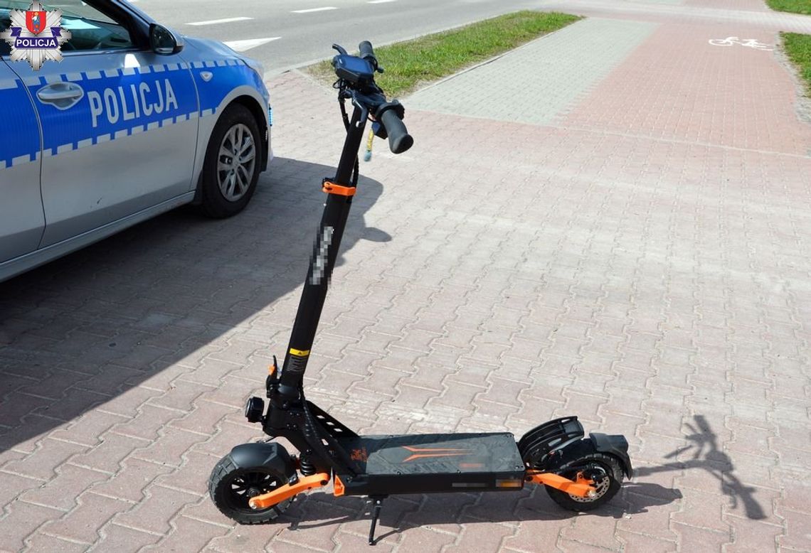 Działania policjantów ruchu drogowego „Bezpieczeństwo kierujących hulajnogami elektrycznymi” Działania policjantów ruchu drogowego „Bezpieczeństwo kierujących hulajnogami elektrycznymi”