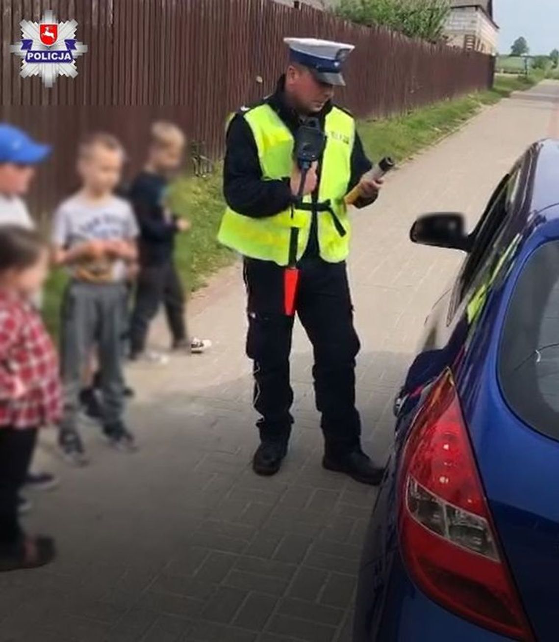 Dzieci mogły zobaczyć na czym polega praca policjantów 