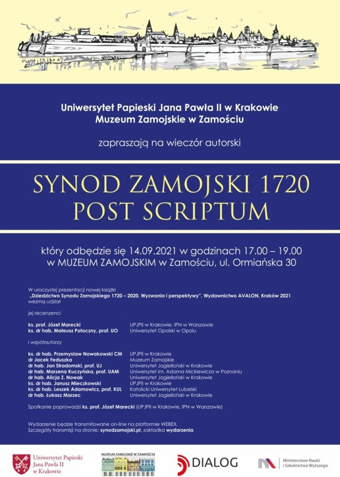 „Dziedzictwo Synodu Zamojskiego 1720 – 2020. Wyzwania i perspektywy” 