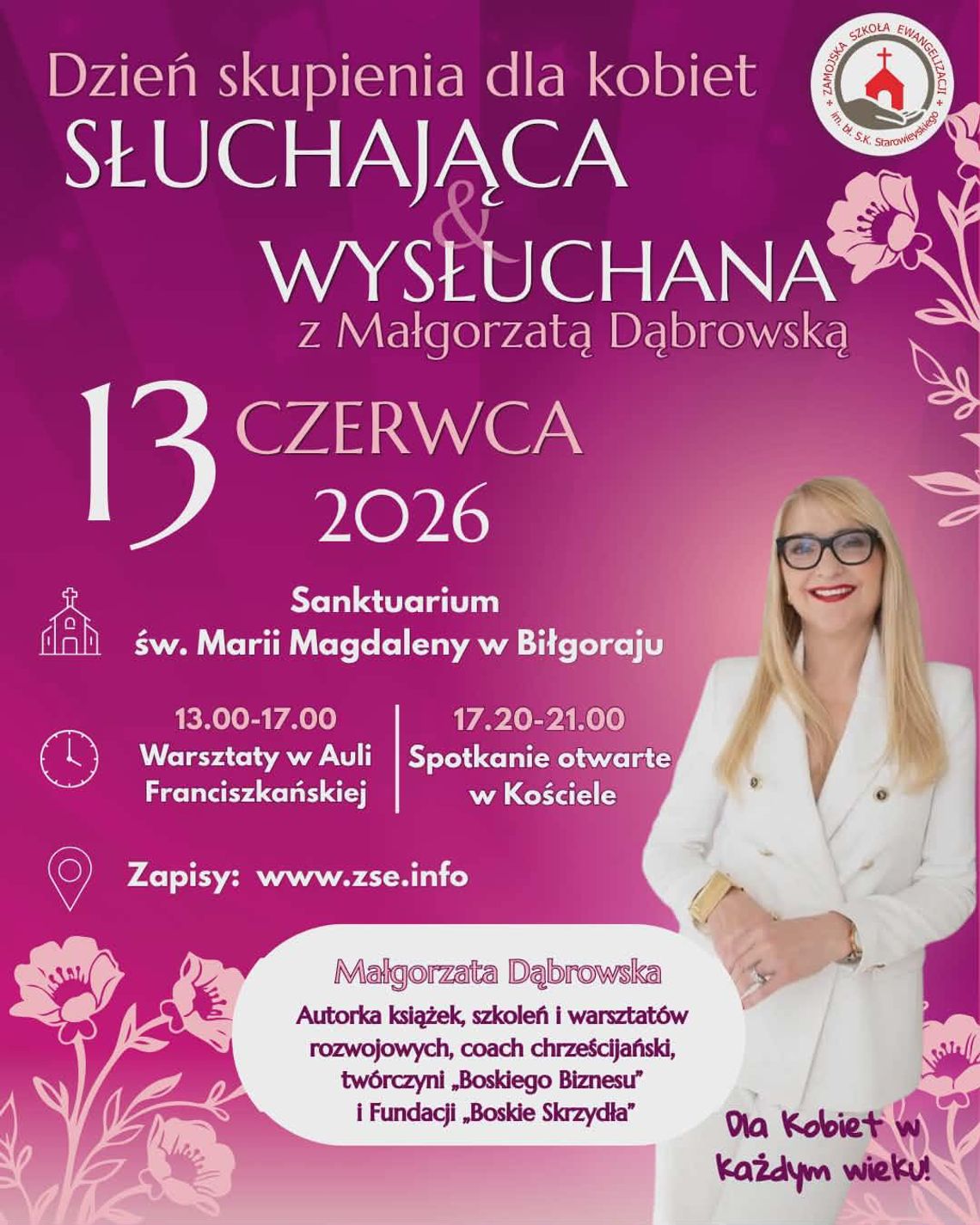 Dzień skupienia dla kobiet w biłgorajskim sanktuarium Dzień skupienia dla kobiet w biłgorajskim sanktuarium