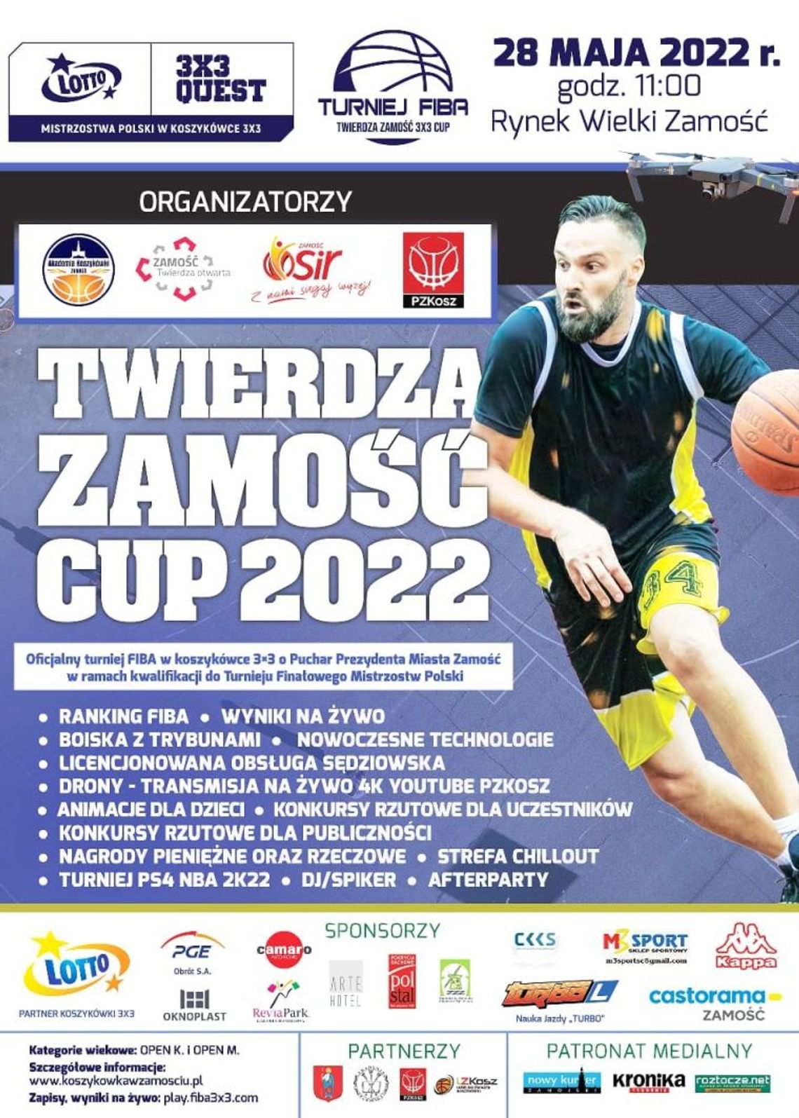 FIBA w koszykówce 3×3 o Puchar Prezydenta Miasta Zamość