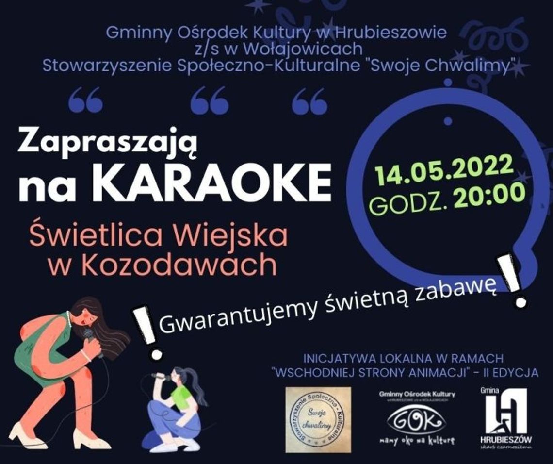 Gmina Hrubieszów: wieczór karaoke w Kozodawach
