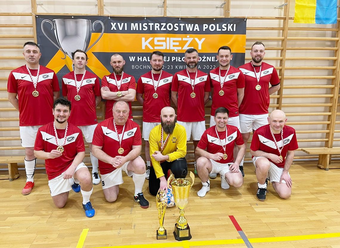 Gratulacje!!! Siódme złoto Mistrzostw Polski w dorobku księży 