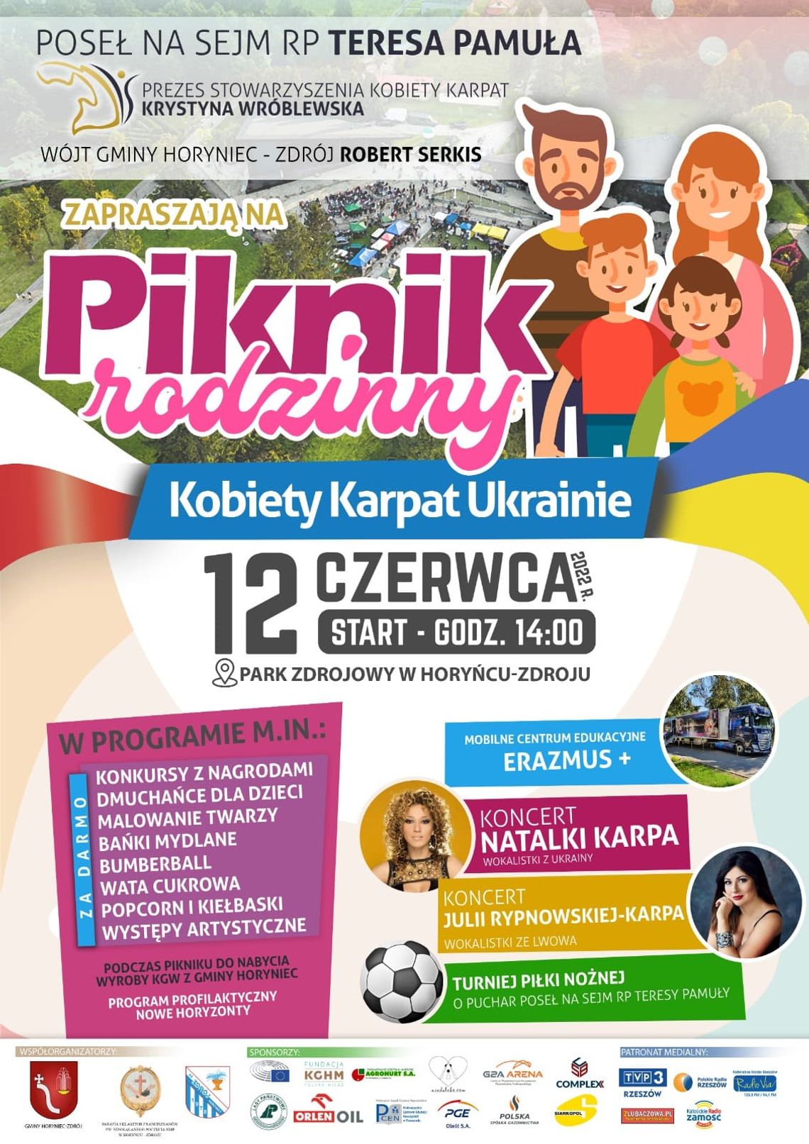 Horyniec-Zdrój. Piknik Rodzinny „Kobiety Karpat Ukrainie”