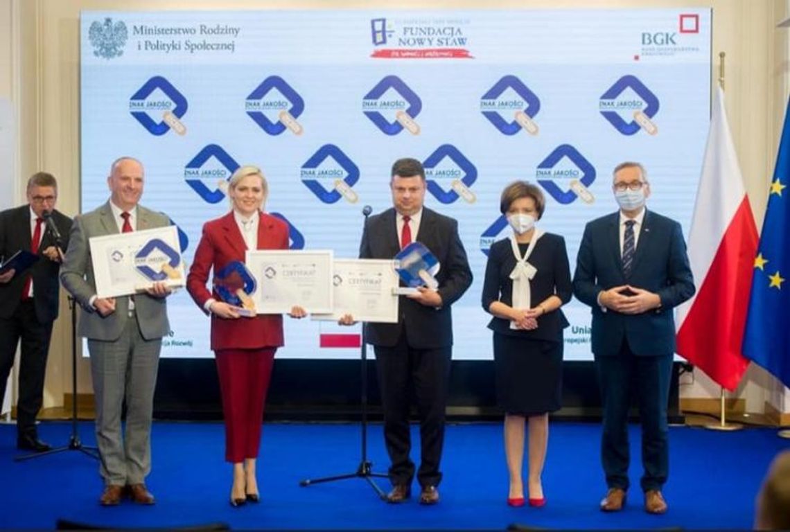 Hrubieszów: Nagroda Znak Jakości Ekonomii Społecznej i Solidarnej 2021 