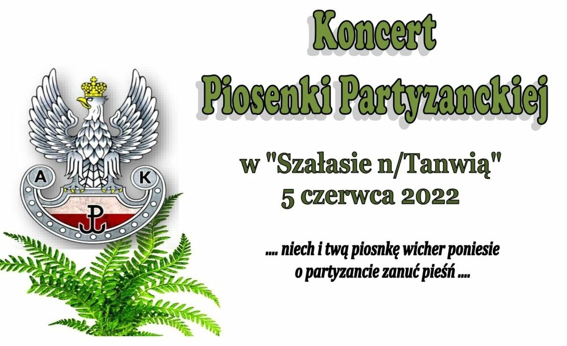 Huta Różaniecka. Koncert Piosenki Partyzanckiej