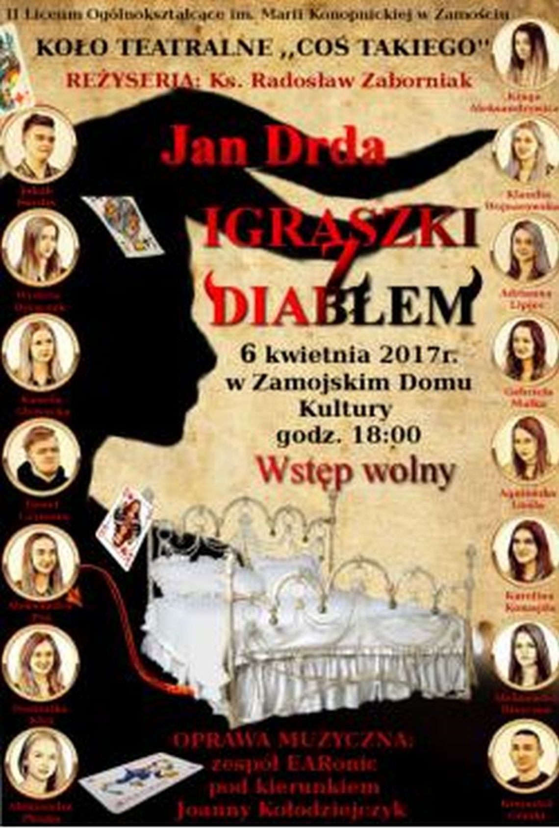 "Igraszki z diabłem" na scenie ZDK w Zamościu