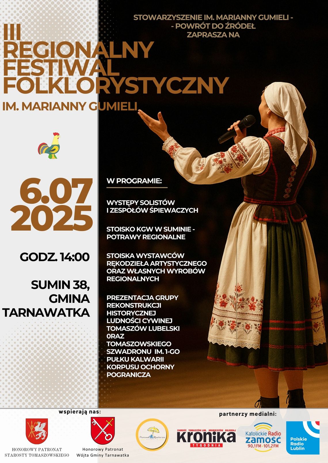 III Regionalny Festiwal Folklorystyczny im. Marianny Gumieli w Suminie