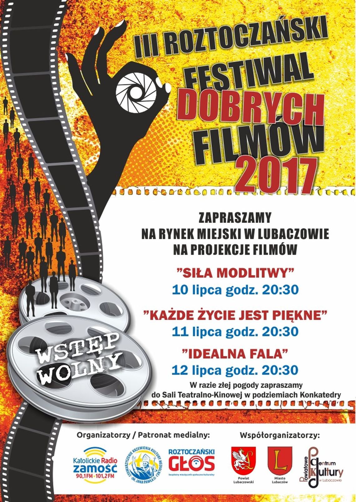 III Roztoczański Festiwal Dobrych Filmów w Lubaczowie