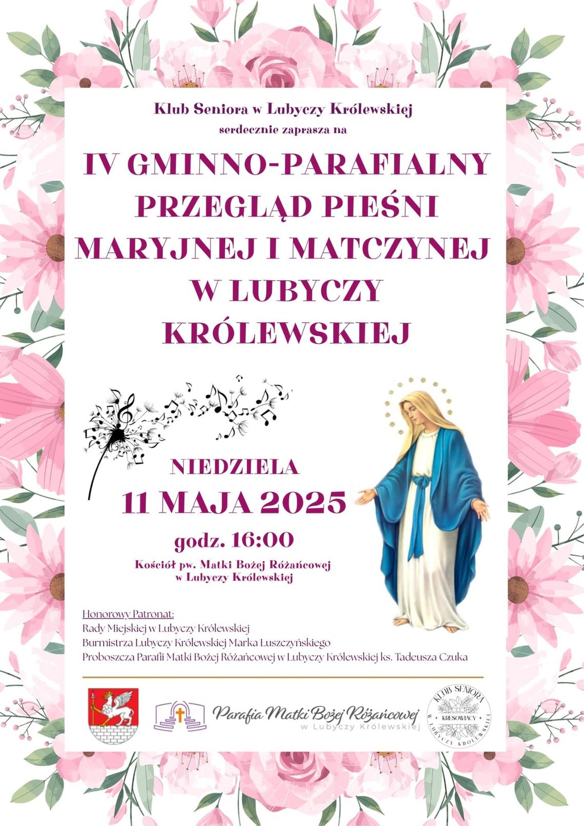 IV Gminno - Parafialny Przegląd Pieśni Maryjnej w Lubyczy Królewskiej