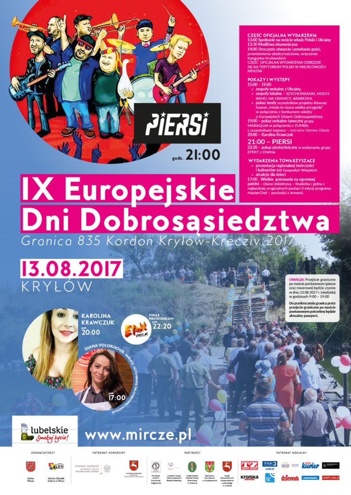 IX Europejskie Dni Dobrosąsiedztwa Granica 835 Kordon Kryłów-Krecziv