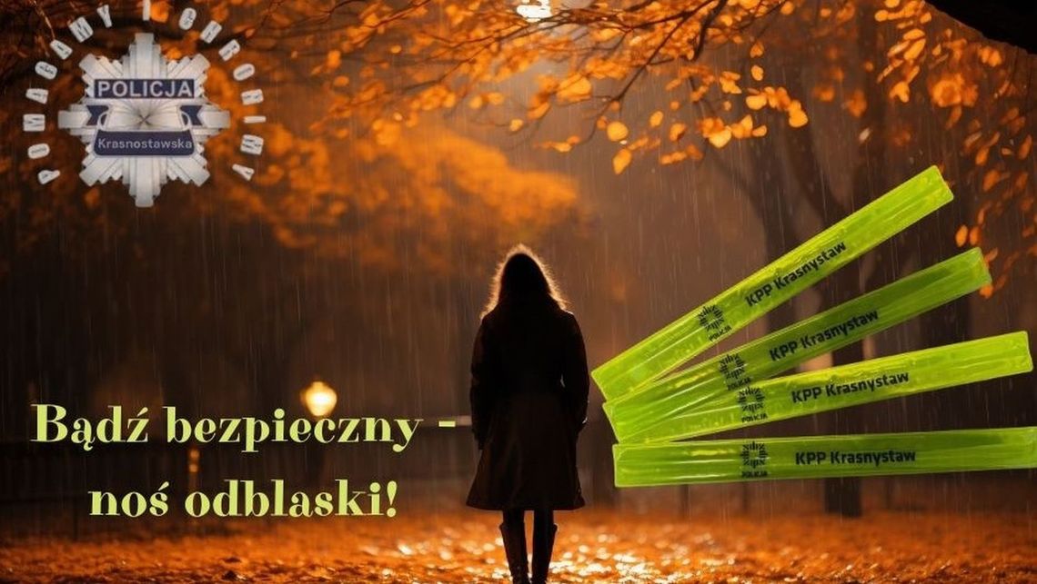 Jesień na drogach. Policjanci apelują o ostrożność Jesień na drogach. Policjanci apelują o ostrożność