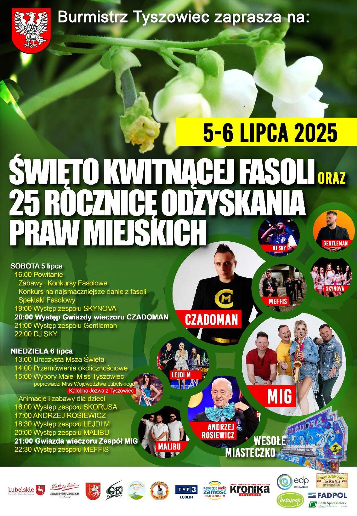 Jubileusz 25-lecia odzyskania przez miasto Tyszowce praw miejskich