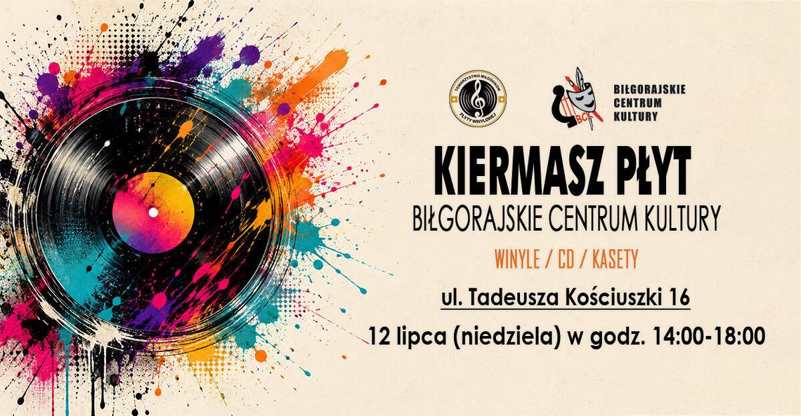 Kiermasz Płyt w Biłgorajskim Centrum Kultury Kiermasz Płyt w Biłgorajskim Centrum Kultury