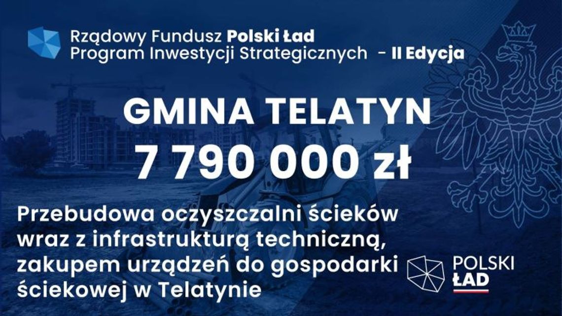 Kolejne środki finansowe dla Gminy Telatyn