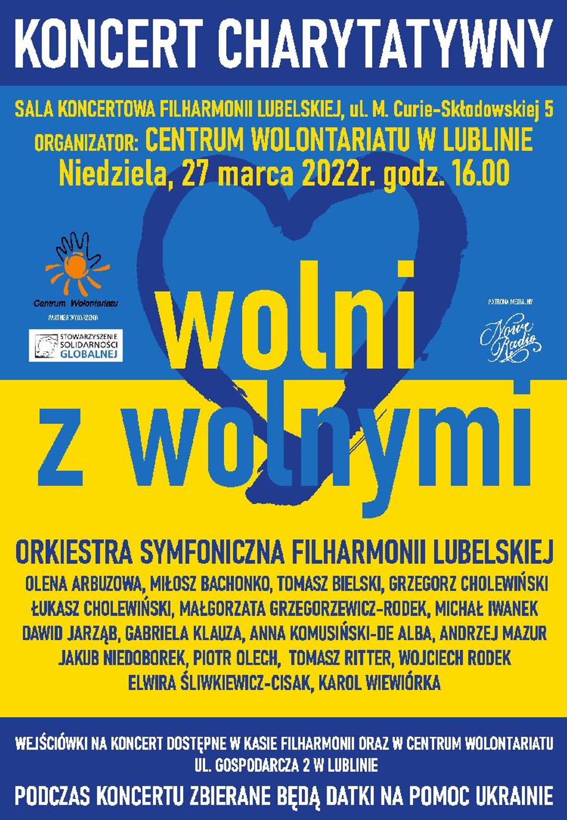 Koncert charytatywny na rzecz uchodźców z Ukrainy