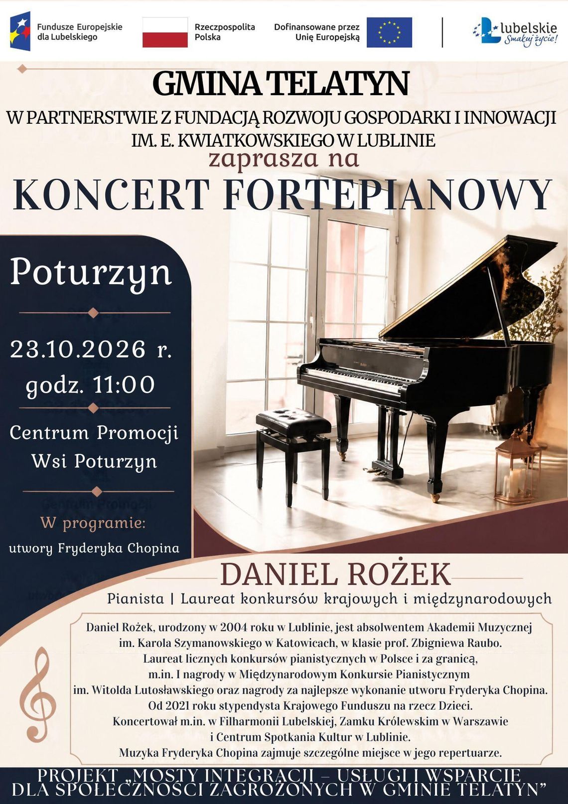 Koncert fortepianowy w Poturzynie Koncert fortepianowy w Poturzynie