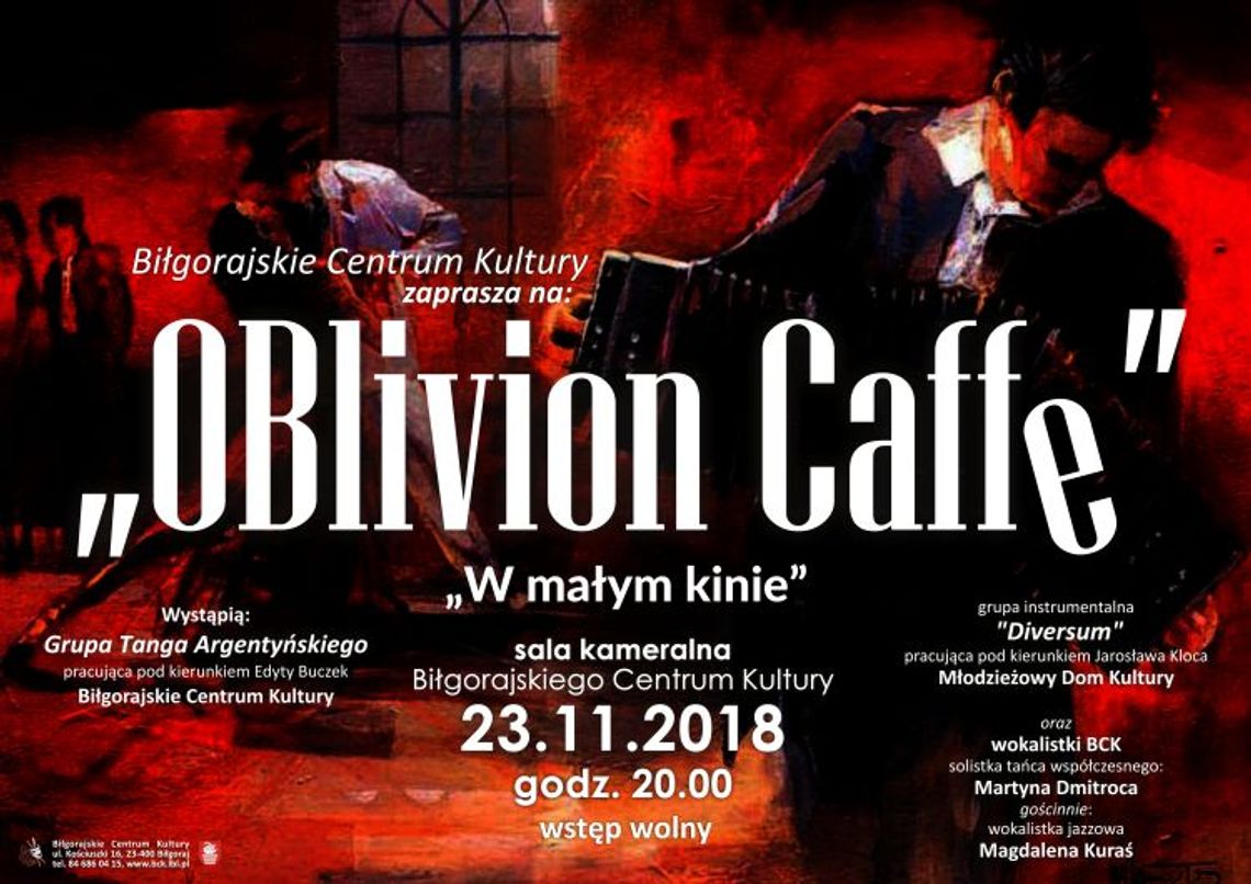Koncert „Oblivion caffe” w Biłgoraju