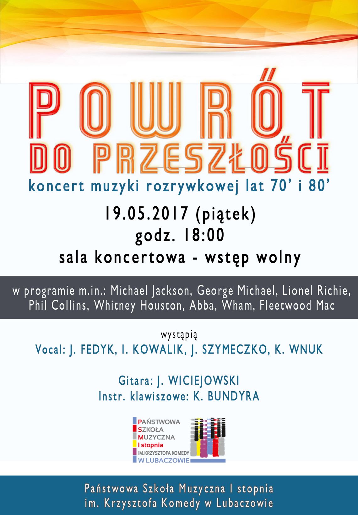  Koncerty Państwowej Szkoły Muzycznej w Lubaczowie