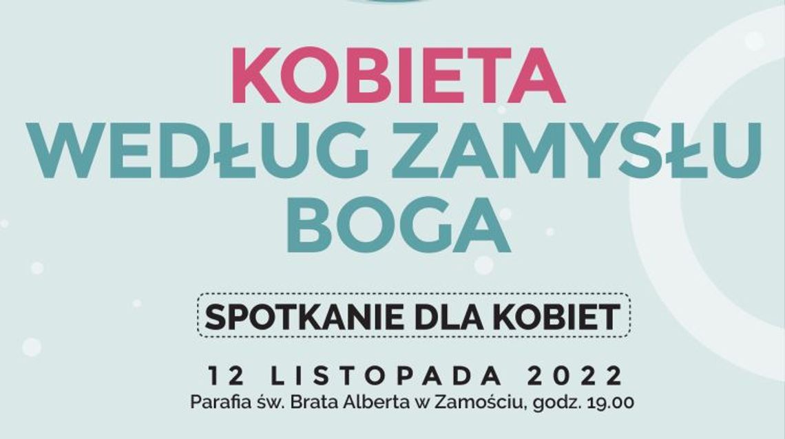 Konferencja "Kobieta według zamysłu Boga"