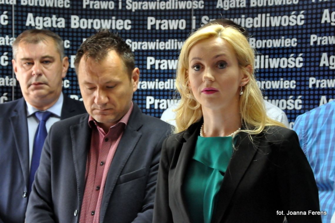 Konferencja prasowa poseł Agaty Borowiec