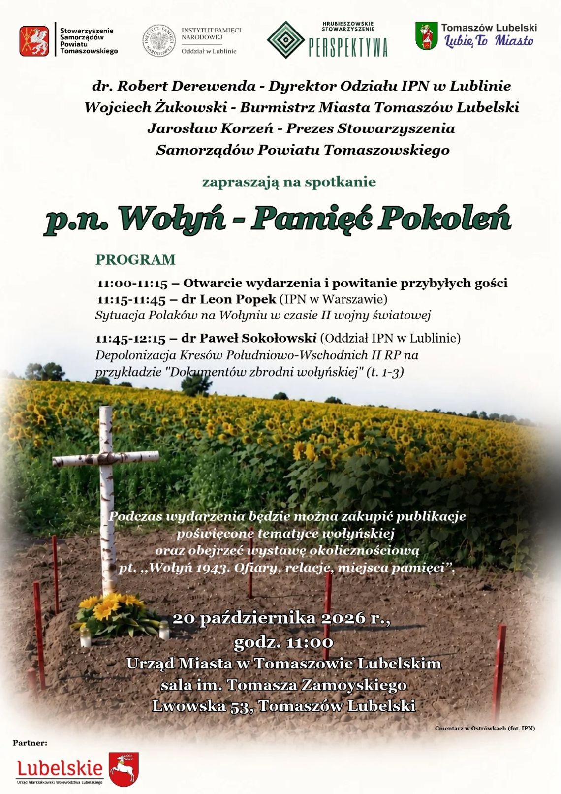 Konferencja: "Wołyń - Pamięć pokoleń"