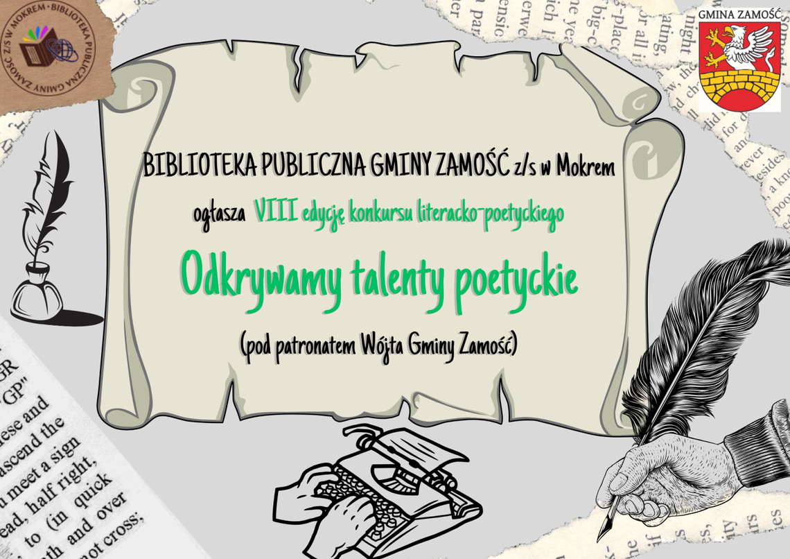 Konkurs Biblioteki Publicznej Gminy Zamość "Odkrywamy talenty"