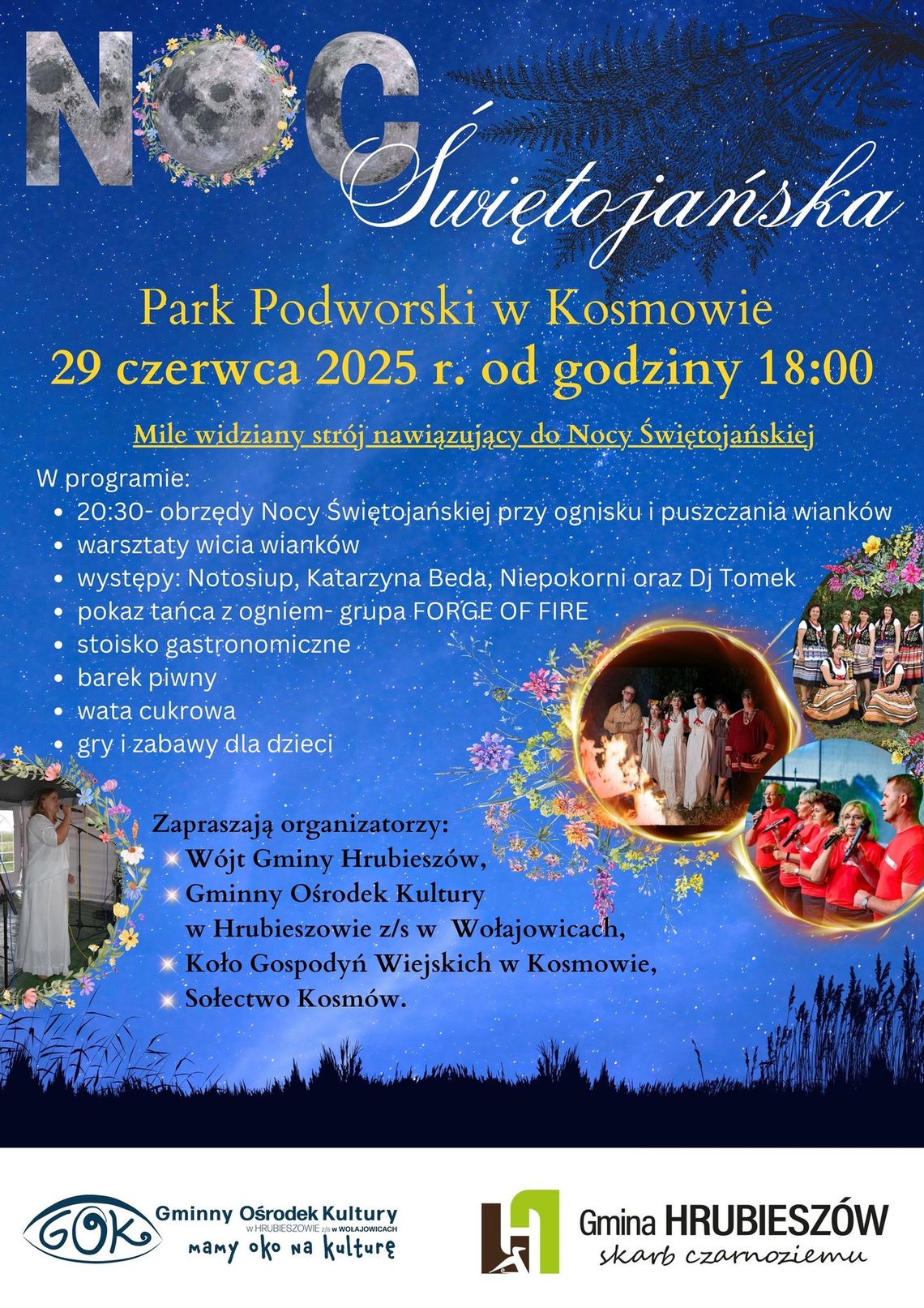 Kosmów zaprasza na Noc Świętojańską