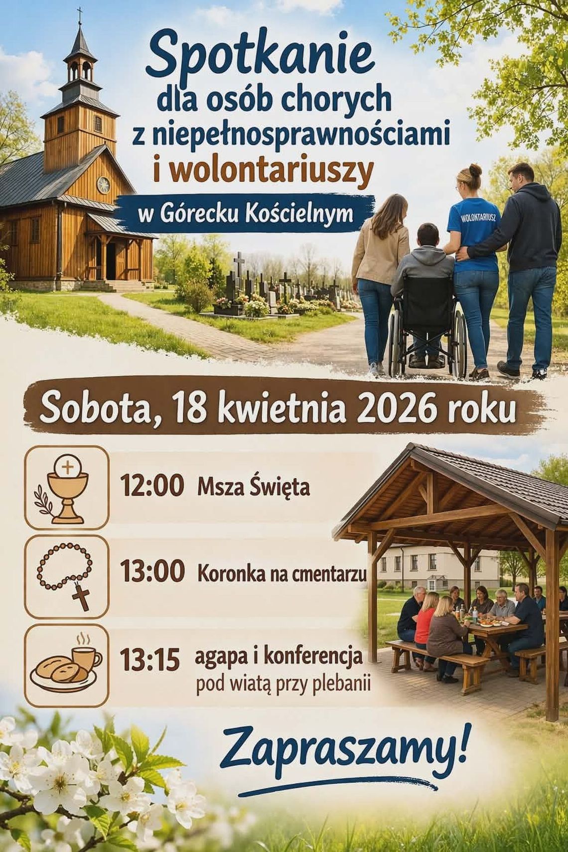 Kwietniowy dzień skupienia dla osób chorych i z niepełnosprawnościami