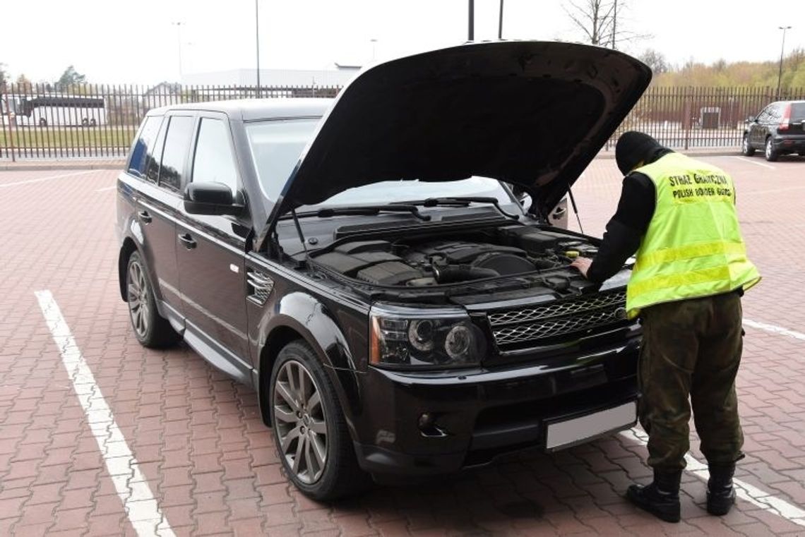 Land Rover odzyskany 