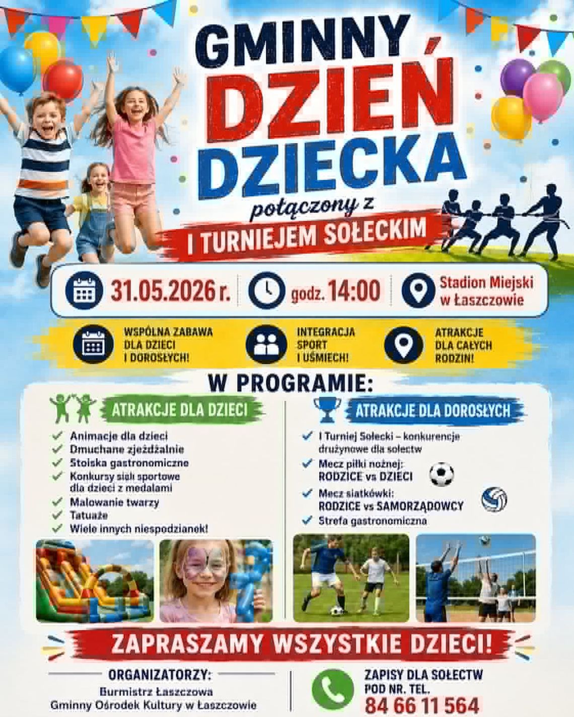Łaszczów: Gminny Dzień Dziecka Łaszczów: Gminny Dzień Dziecka