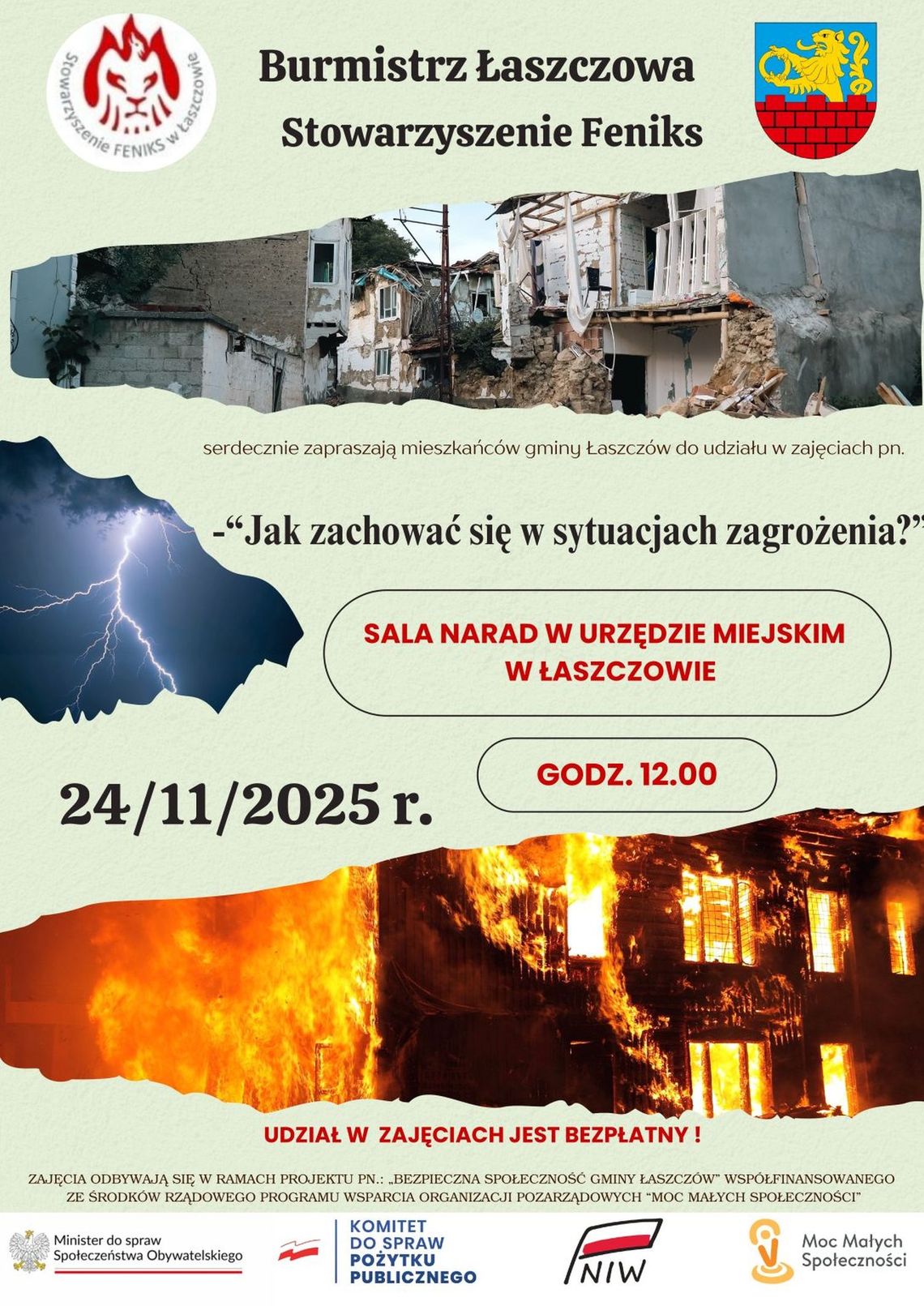 Łaszczów: Jak się zachować w sytuacjach zagrożenia?