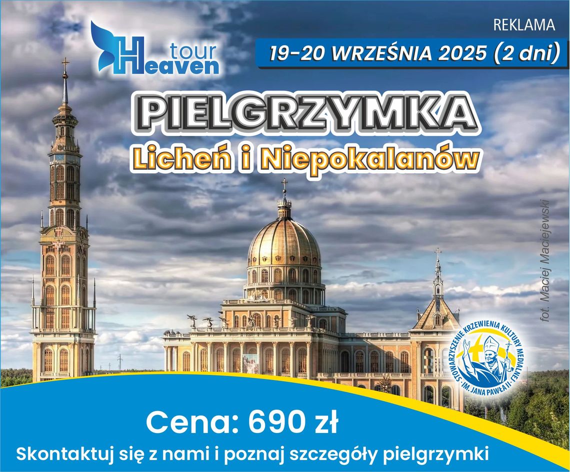 Licheń i Niepokalanów 19-20 września 2025 r. (2 dni)