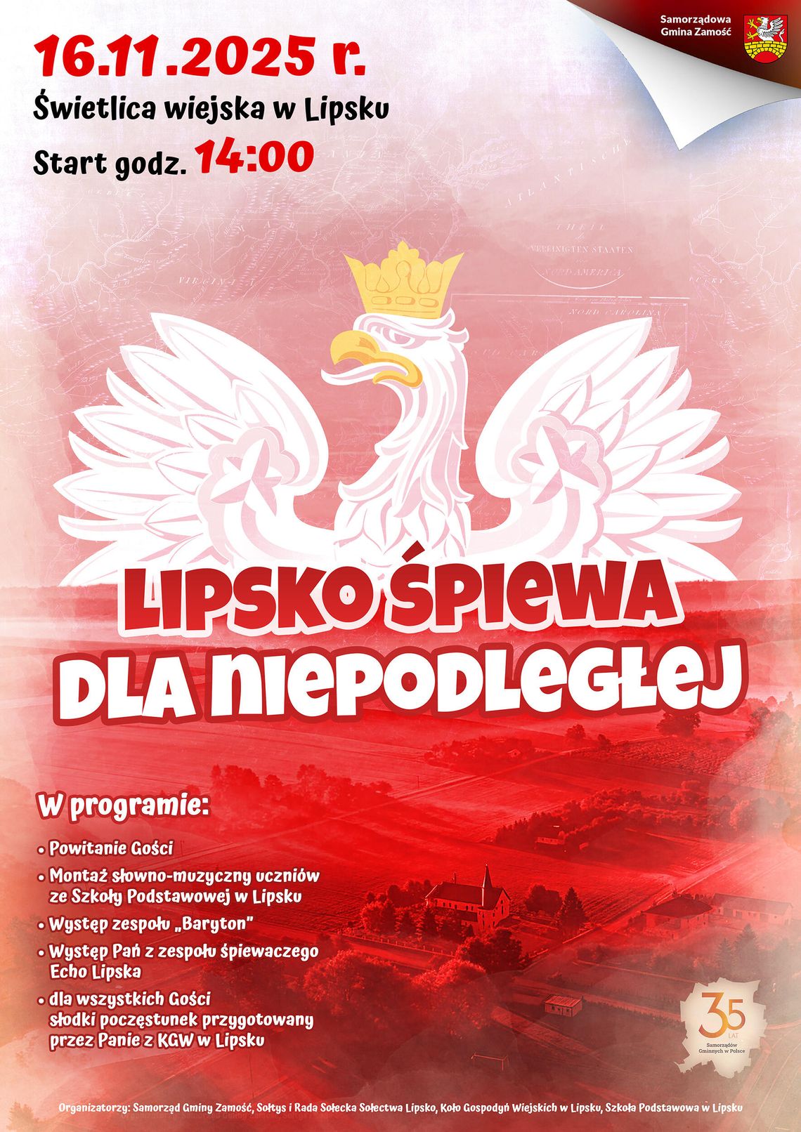 Lipsko zaśpiewa dla niepodległej Lipsko zaśpiewa dla niepodległej