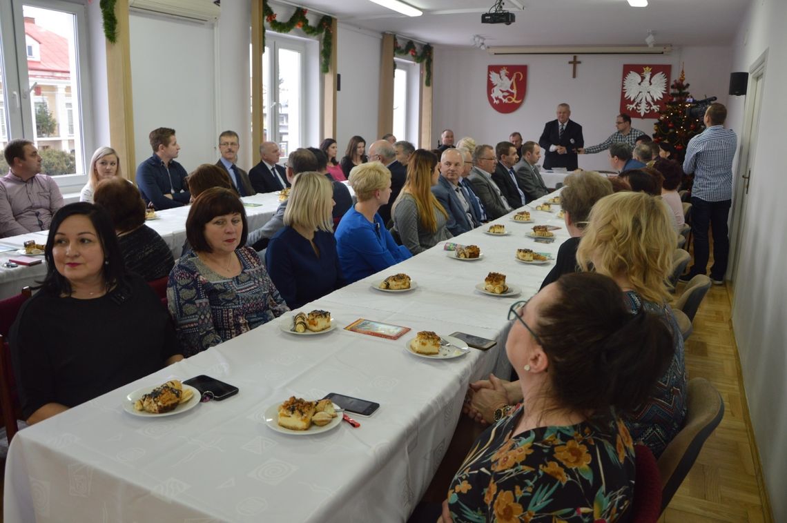 Lubaczów. Spotkanie opłatkowe w starostwie