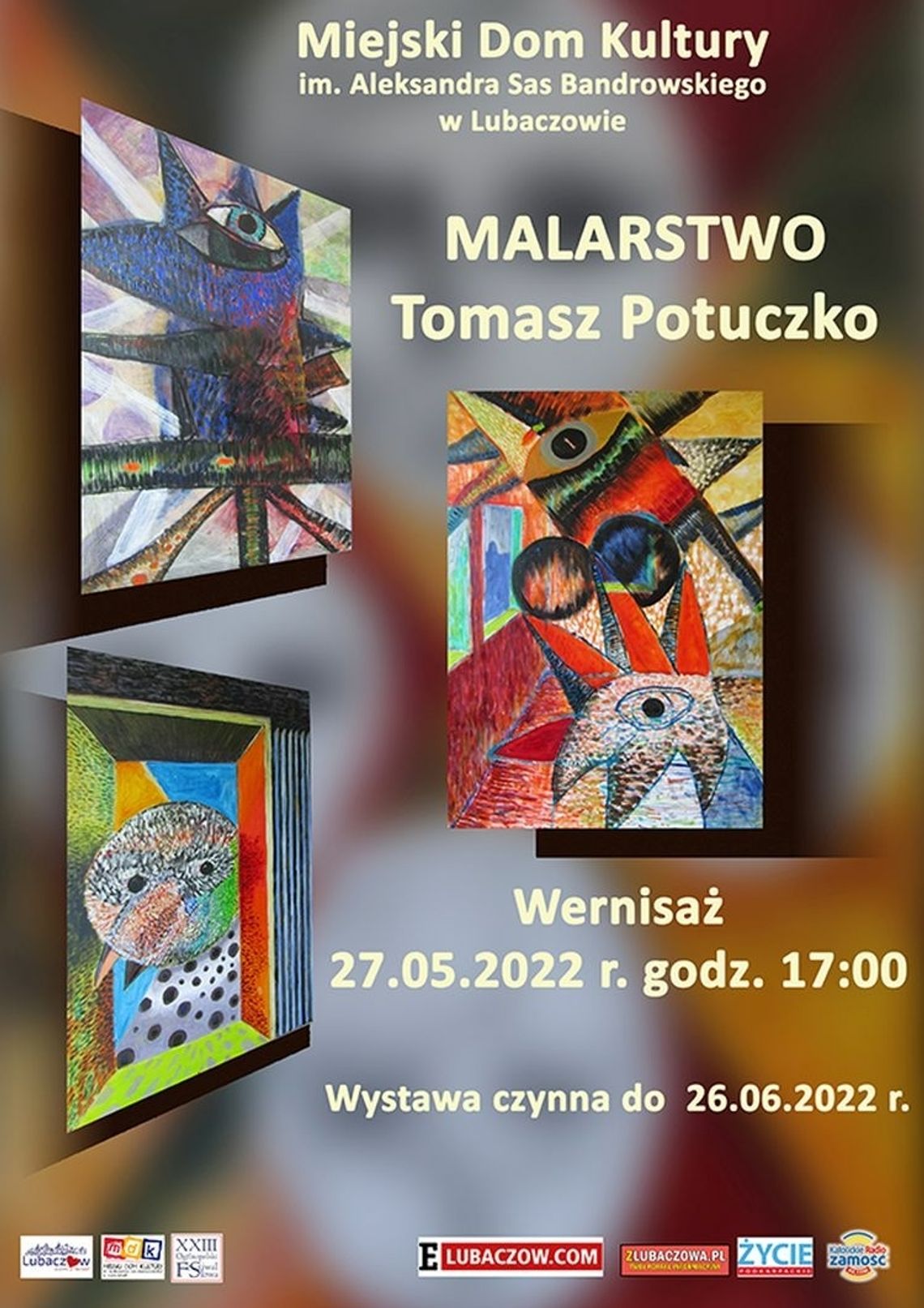 Lubaczów. Tomasz Potuczko na wystawie w MDK