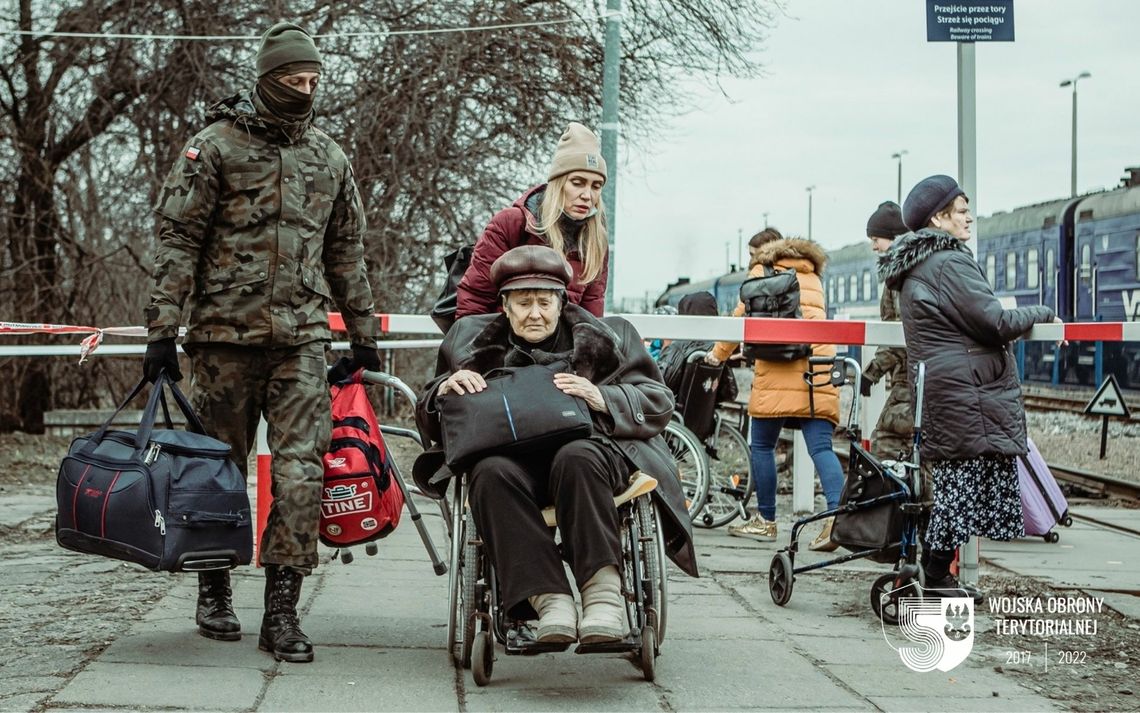 Lubelscy Terytorialsi wspierają organizację pomocy dla uchodźców z Ukrainy