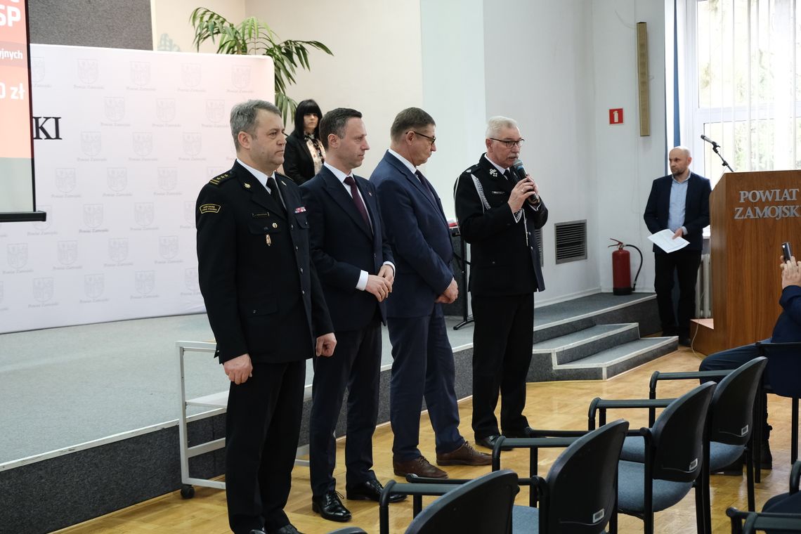 Lubelskie wspiera OSP - uroczyste wręczenie dotacji