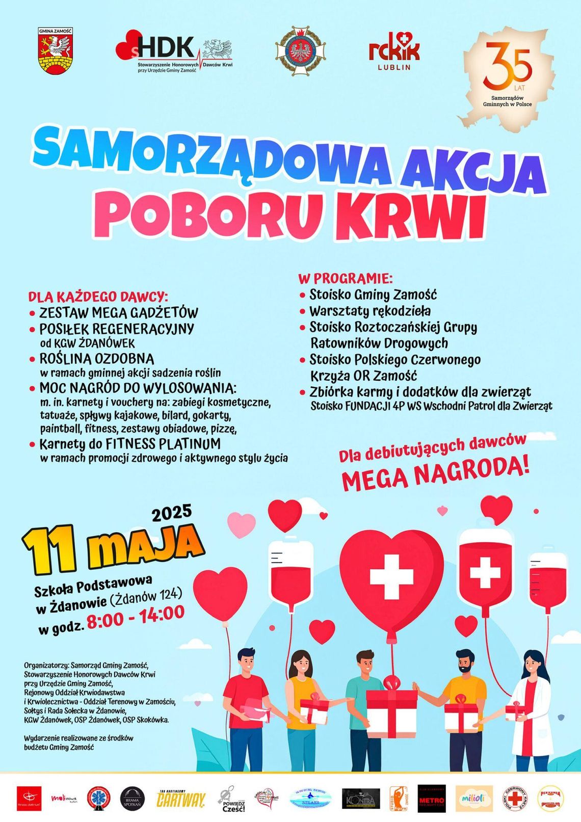 Majowa akcja poboru krwi w Gminie Zamość