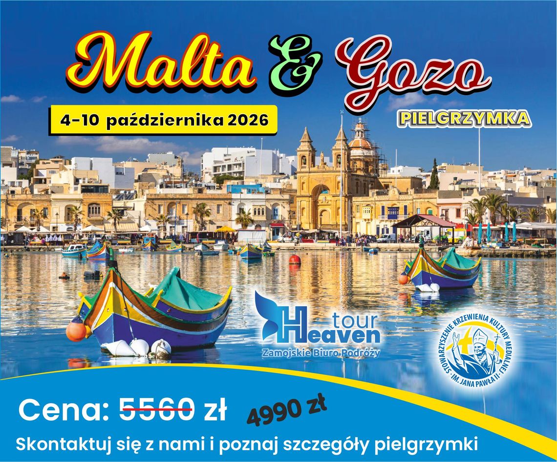MALTA & GOZO 4-10.10.2026 r. MALTA & GOZO 4-10.10.2026 r.