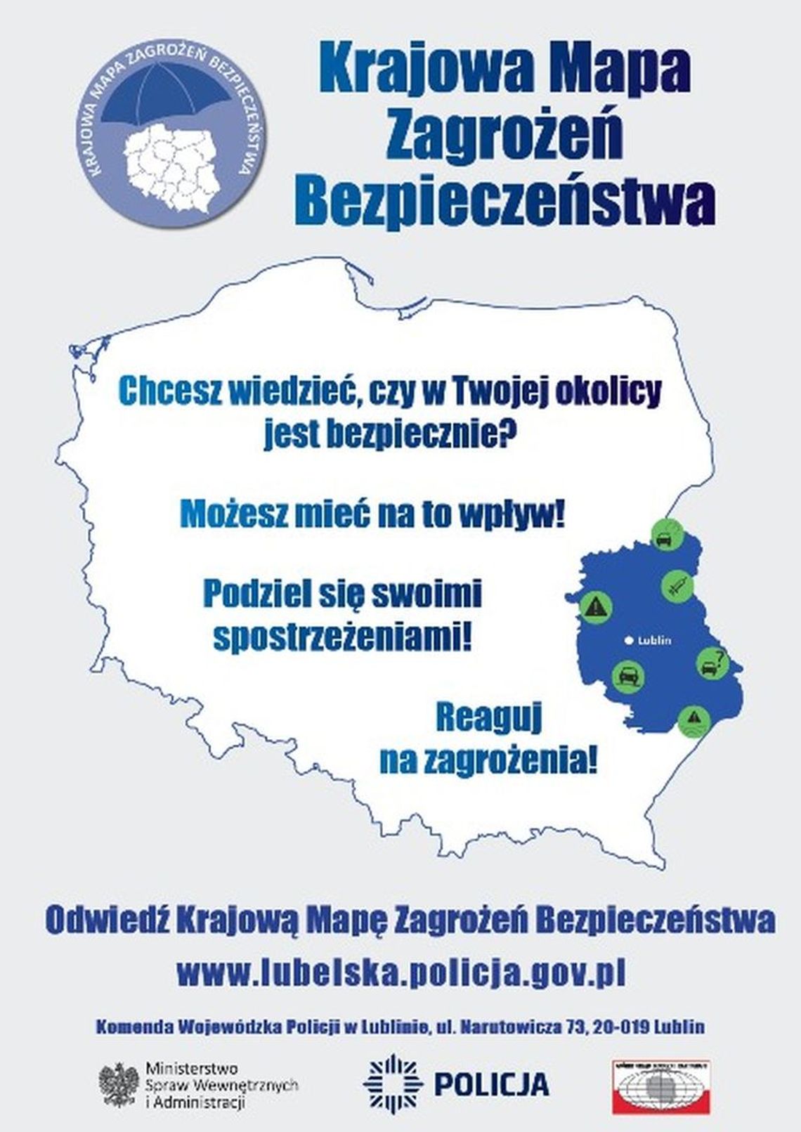 Mapa zagrożeń bezpieczeństwa ruszyła na Lubelszczyźnie