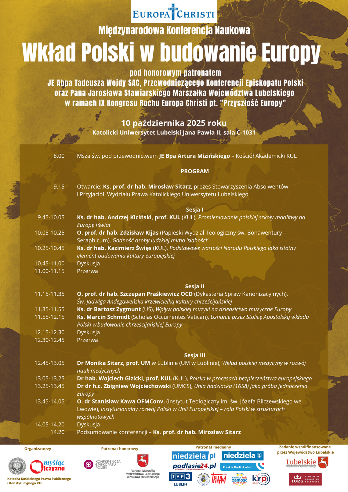 Międzynarodowa Konferencja Naukowa pt. „Wkład Polski w budowanie Europy”