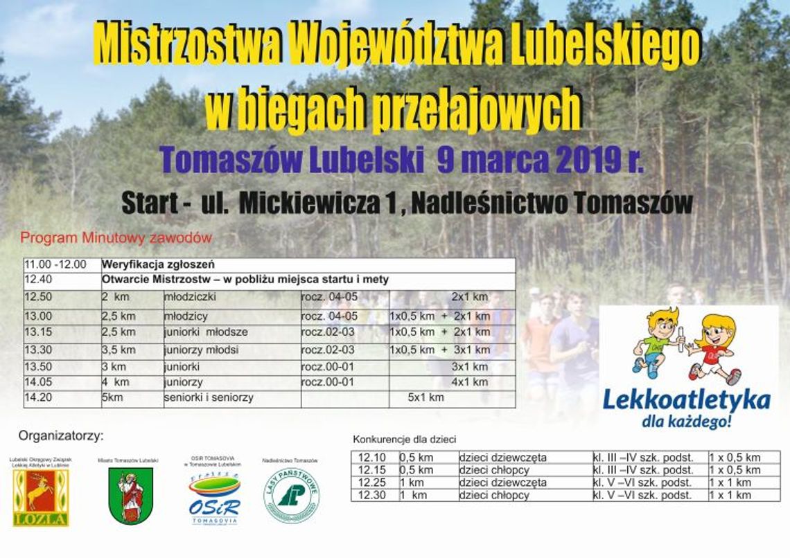  Mistrzostwa Województwa Lubelskiego w biegach przełajowych