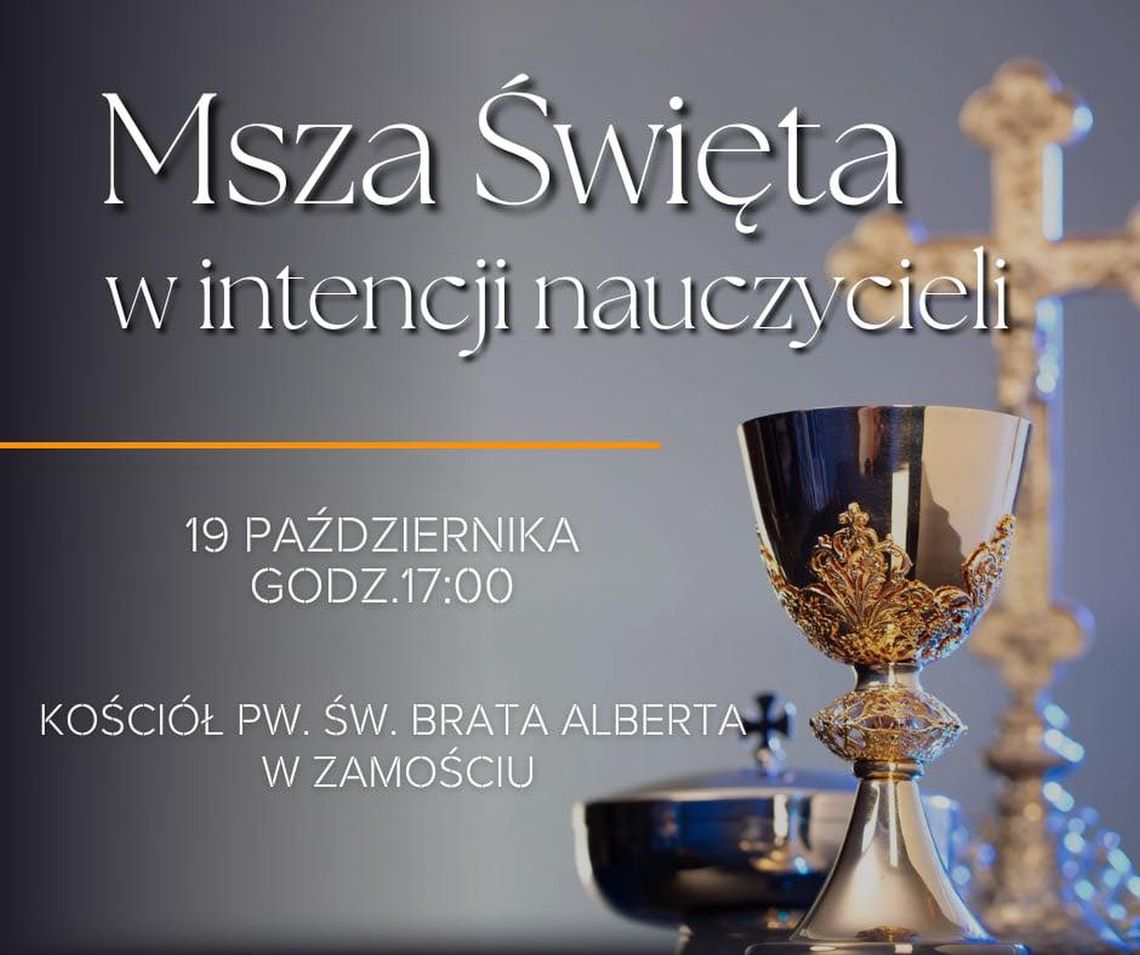 Msza św. w intencji nauczycieli