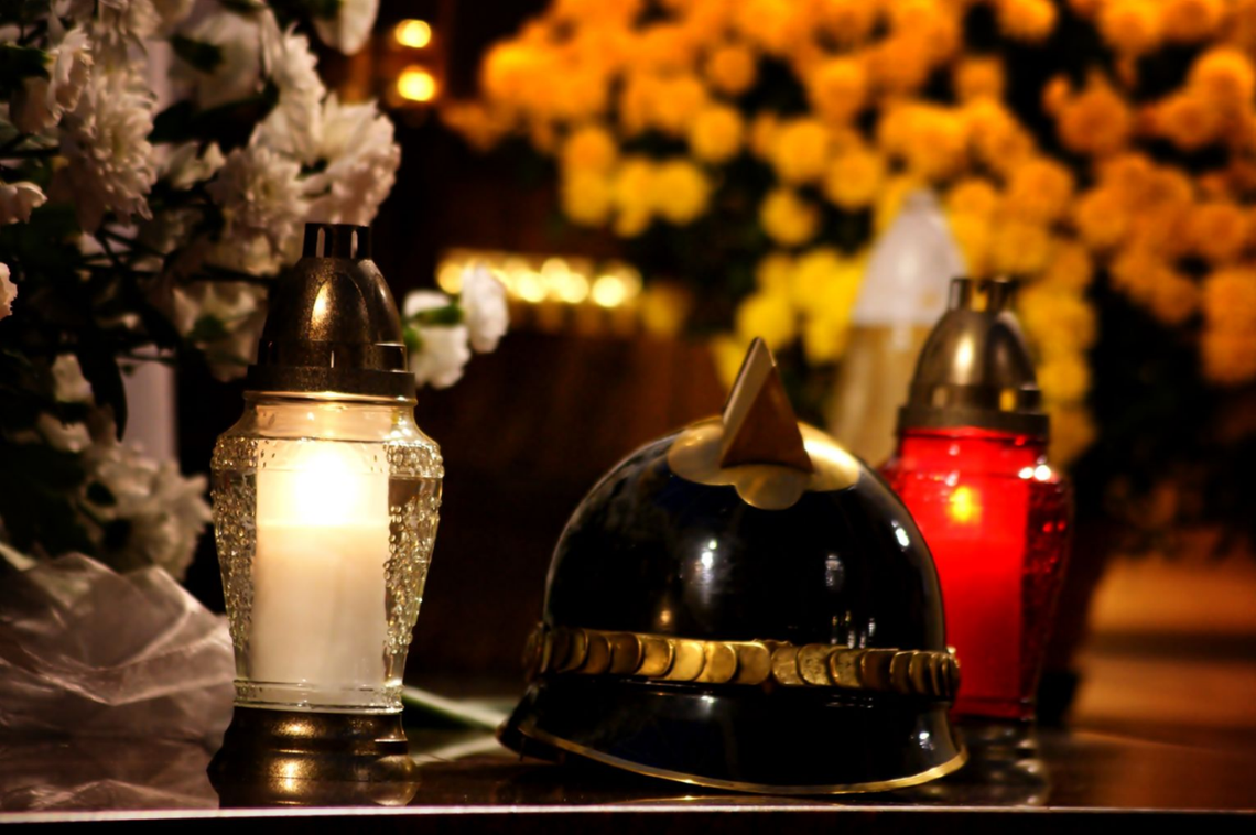 Msza św. za zmarłych strażaków z powiatu zamojskiego Msza św. za zmarłych strażaków z powiatu zamojskiego